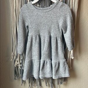 Cat & Jack Gray Ribbed Sweater